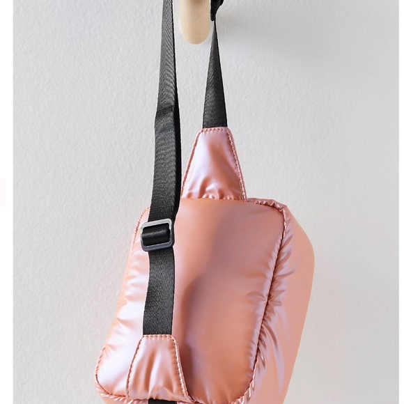 Free People Iridescent Bum Bag in  Desert Rose - Picture 2 of 6